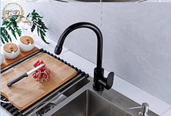 Aluminum Kitchen Tap A-22 Black