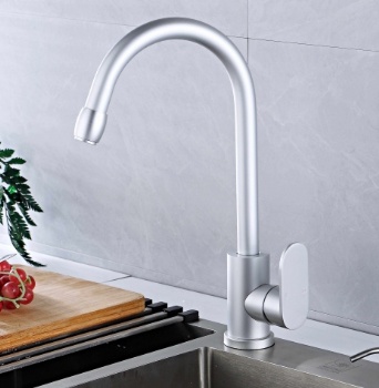 Aluminum Silver Kitchen Tap A-22