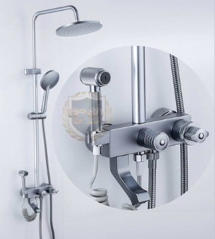 Aluminum Gray Shower Set C-28