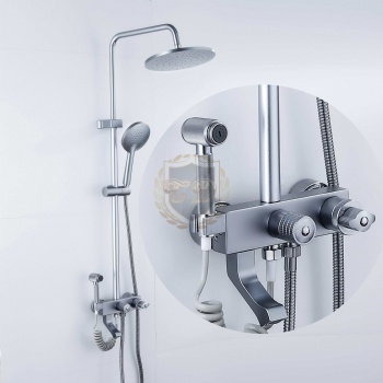 Aluminum Shower Set C-28 Gray